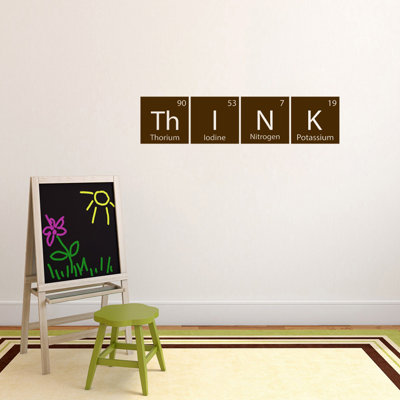 Text & Numbers Non-Wall Damaging Wall Decal