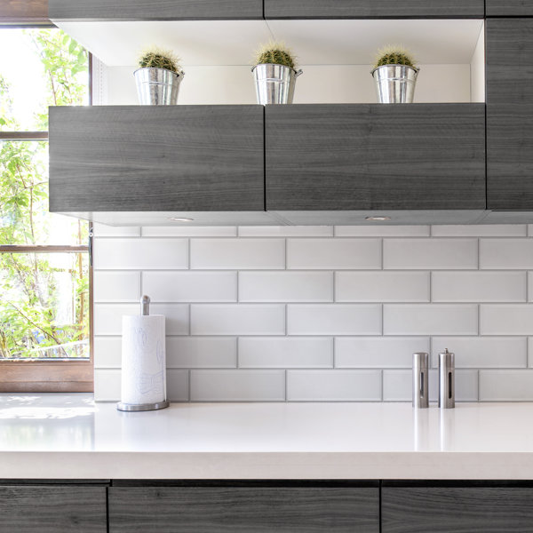 Santorini Loft 4" x 12" Beveled Ceramic Subway Wall Tile