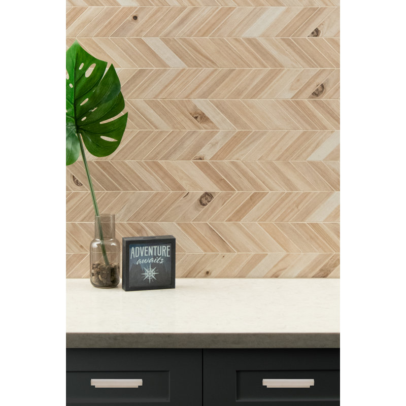 MSI Havenwood 12 in. x 15 in. Matte Porcelain Wood Look Floor and Wall Tile, Beige
