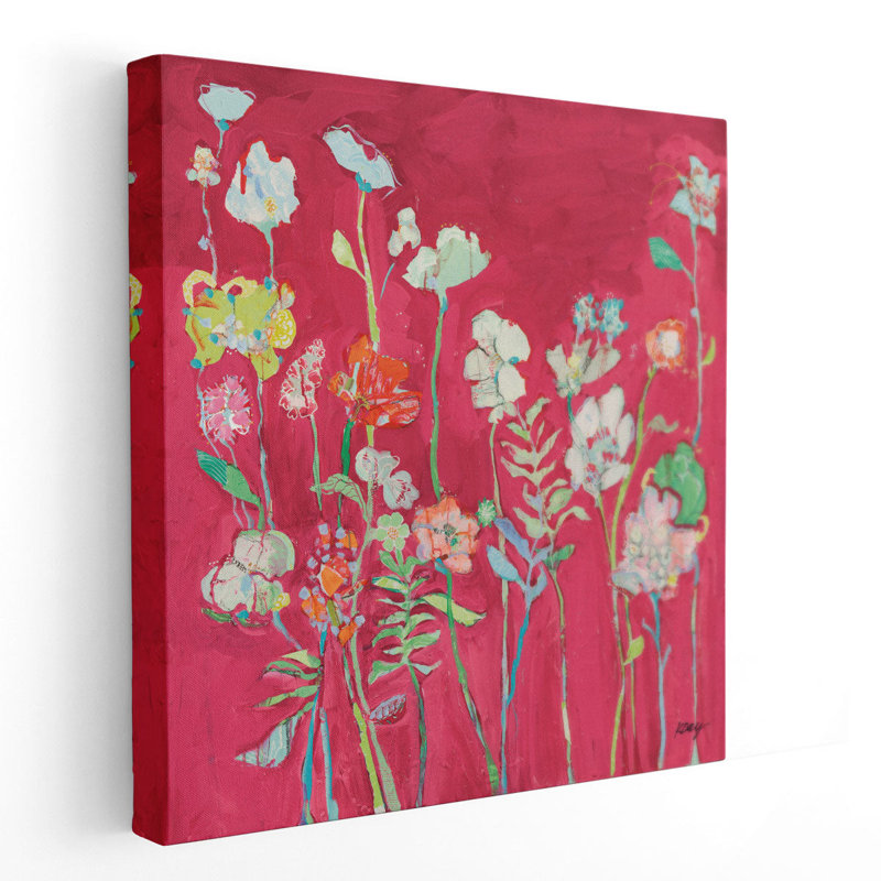 Richness of Flowers - Canvas Print Wall Art, 16" H x 16" W