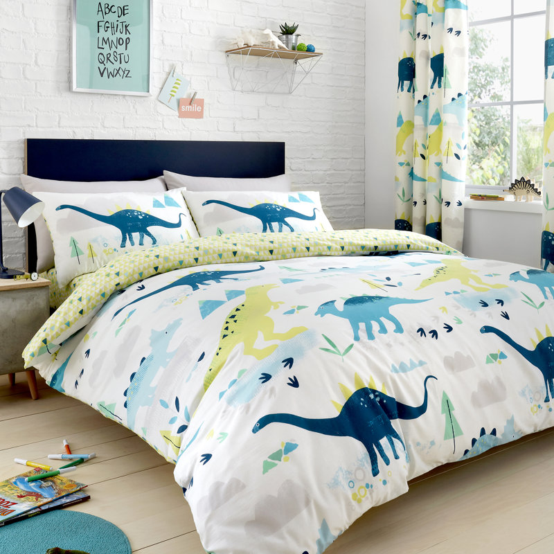 Dino 130 Thread Count Fitted Sheet