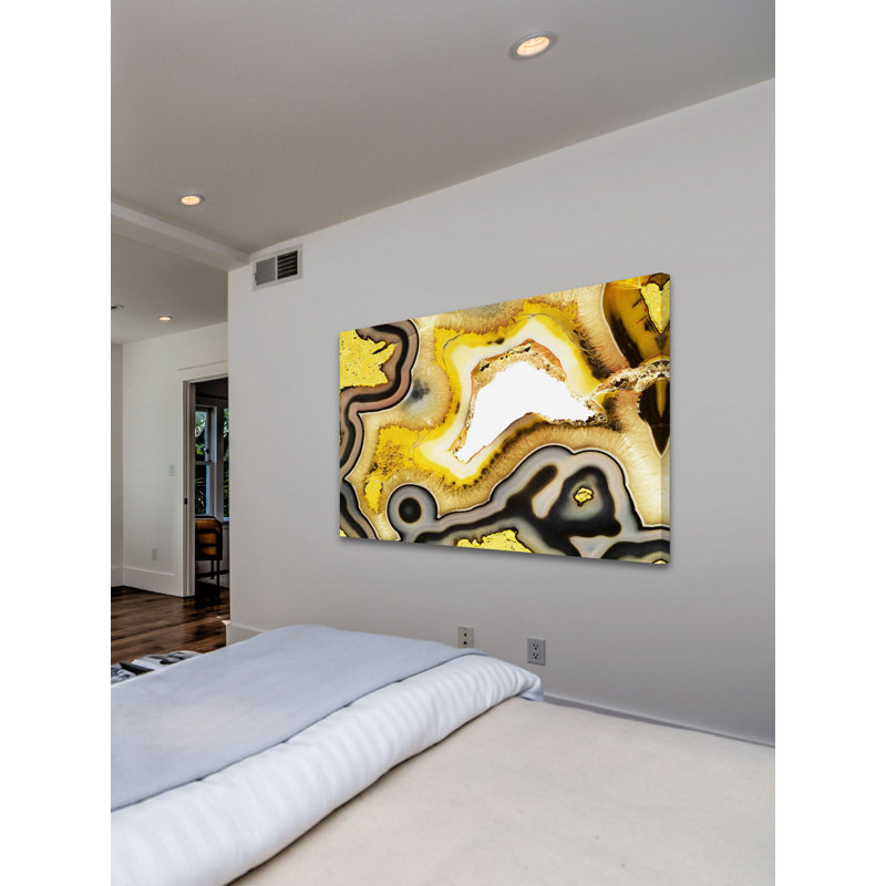 Reproduction d’art sur toile tendue « hématite river », H 20 po x l 30 po x P 1,5 po