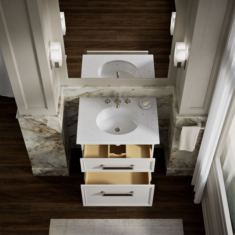 Artifacts 30 In. Bathroom Vanity Cabinet, White