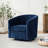Chenille Upholstered Swivel Accent Chair -151578945