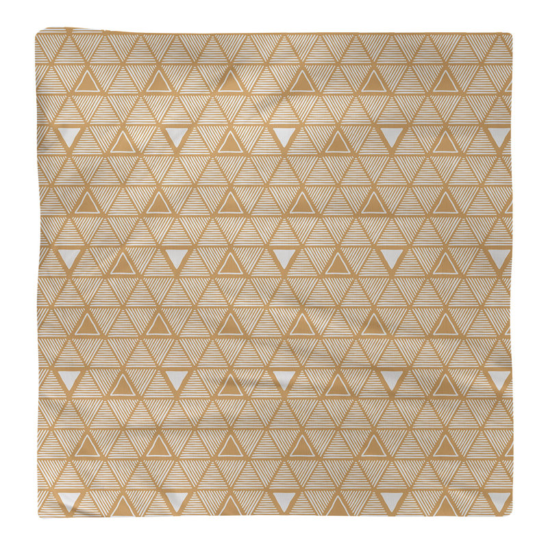 Jordao Cotton Abstract Square Napkin, Light Orange, 0.1" H x 10" W x 10" D
