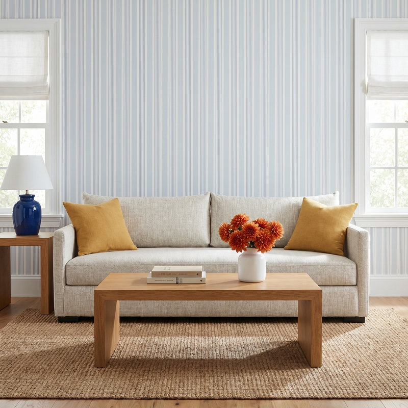 Cascade Upholstered 86'' Sleeper, Sofa, Alameda Snow, 34" H x 86" W x 42" D