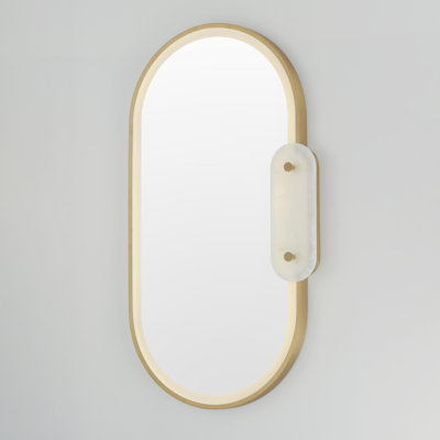 Stonewall Oval Lighted Mirror