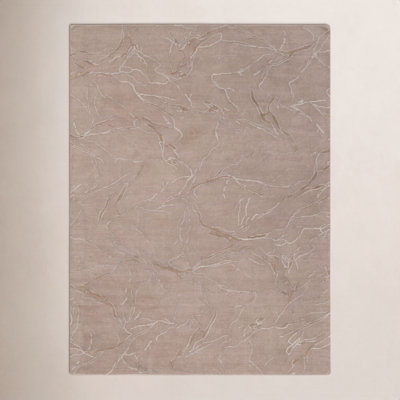 Hand-Tufted Abstract Wool Rug