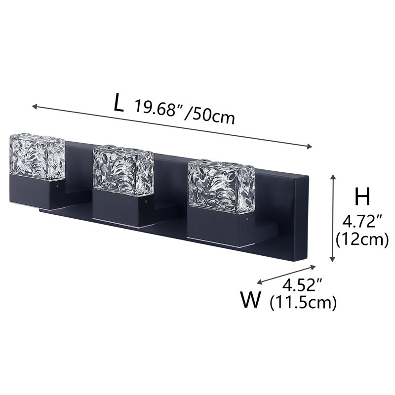 3-LED Light Modern Elegant Efficient Energy Save Integrated Wall Light