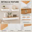 Ensemble de tablettes murales flottantes Modern Modern