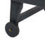 Outsunny Garden Patio Sun Lounger with Built-In Table Grey