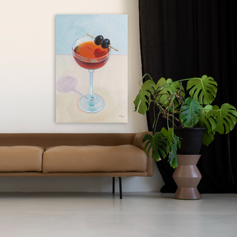 Cheers Ii Art, art abstrait contemporain, H 48 po x l 32 po