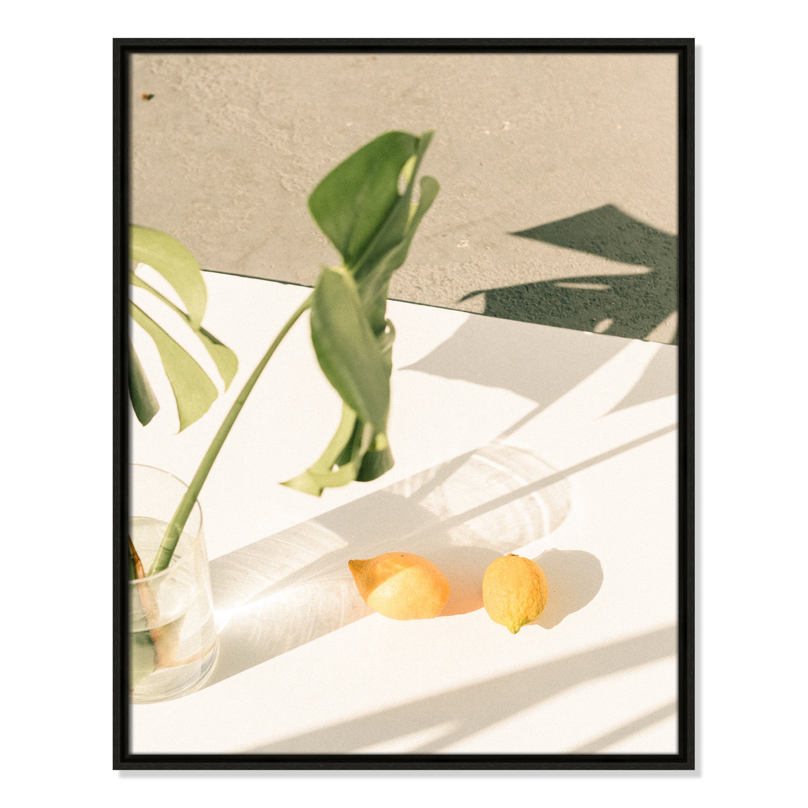 Citrus and Palms Print, Espresso Framed, 29.5'' H x 23.5'' W x 2'' D