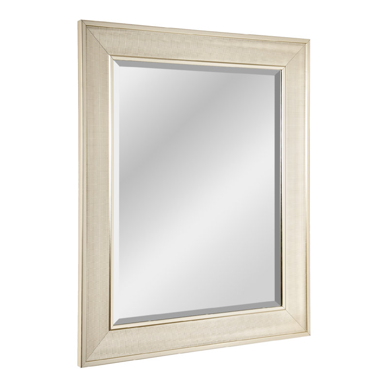 Miroir de salle de bain Mateer 29 po x 35 po Champagne, H 29 po x l 35 po