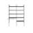 Hitch 2 Piece Writing Desk Office Set with Bookcase-35168613-29545697