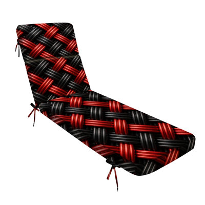 Coussin de chaise longue 3 po Peenoke L 72,5 po x l 21 po x P 3 po (siège) pour l'intérieur et l'extérieur