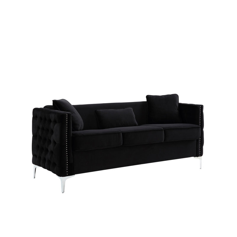 Canapé Easton en tissu 75 "avec ports de charge USB
