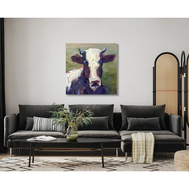 Moo Moo II By John Beard - Gallery Wrapped Canvas Print, Wrapped Canvas
