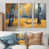Toile naturelle avec cadre flottant