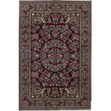 Shah Wool Oriental Area Rug in Red/Blue