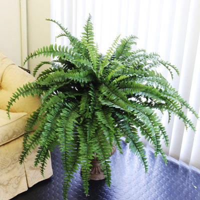 Artman 2 - Piece Artificial Fern Plant Set - Realistic Faux Greenery for Home Decor