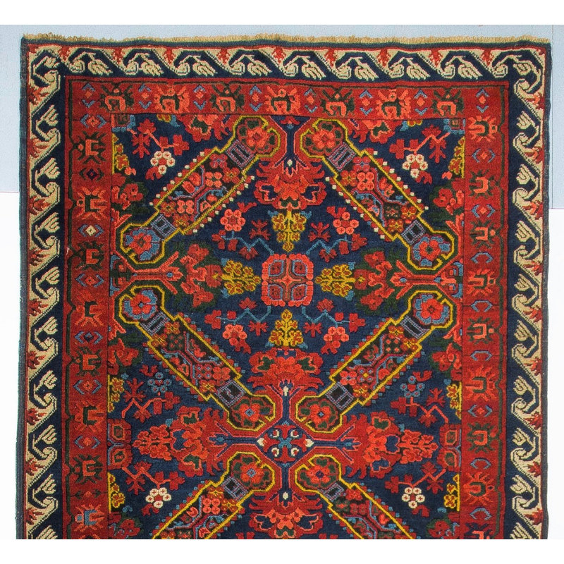 Tapis de couloir antique du Caucase, 19e siècle