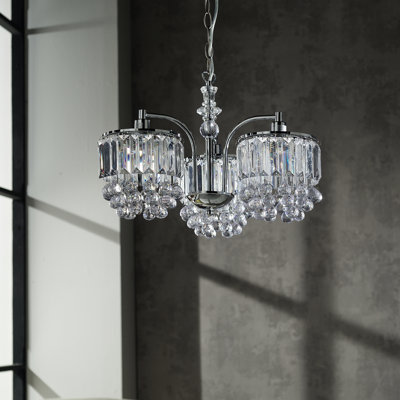 Mason 3-Light Crystal Chandelier