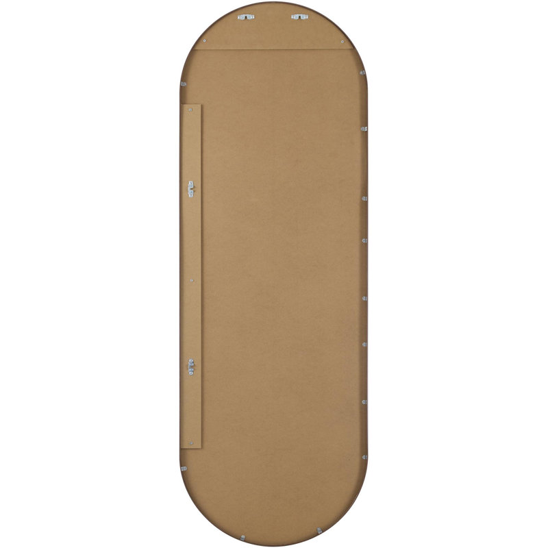 Miroir d'appoint Destefano Essence, 65 po x 22 po, Noyer foncé