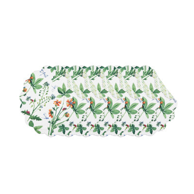 Bieber Cotton Floral Round Placemat