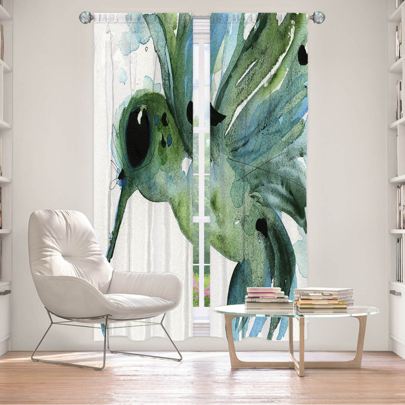 Rideau simple obscurcissant avec passe-tringle Delaughter, L 20 po x L 52 po
