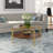 Otto Glass Top Single Coffee Table-1875894594