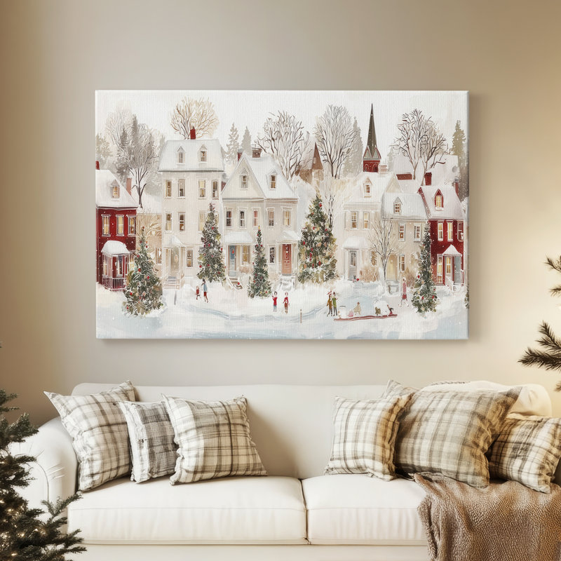 Toile tendue avec châssis Frostlit Whisper of Midwinter-Premium, H 60 po x l 40 po