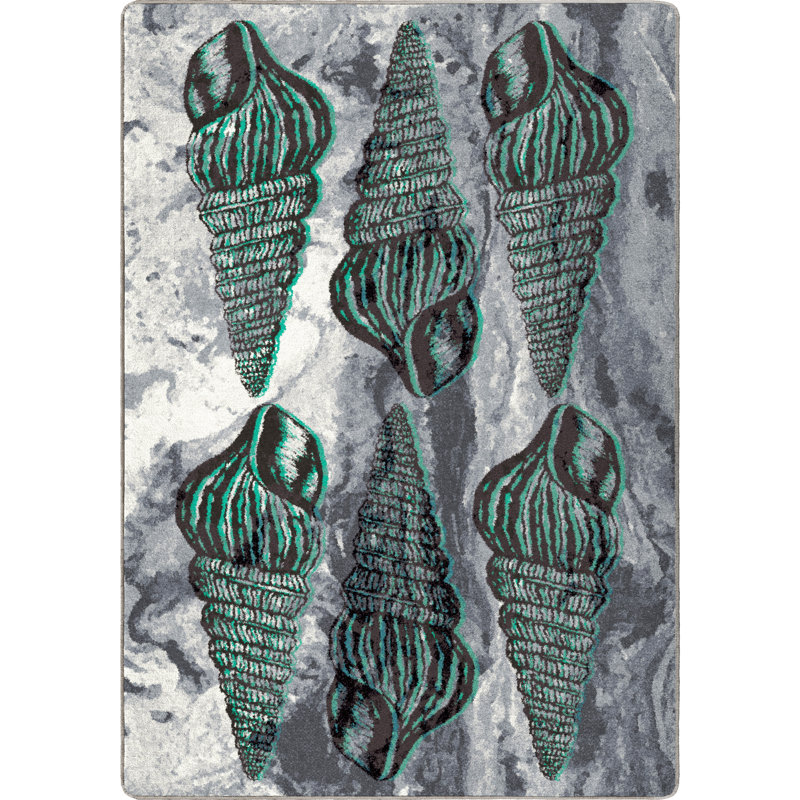 Aziz Abstract Indoor Rug, Rectangle 3' x 4'