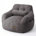 Dark Gray Faux Fur