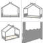 Lit de maison avec lattes de soutien, cadre de lit de maison en bois massif pour enfants, pas de sommier tapissier et structure d'ouverture-1190919688-1190919702