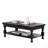 Rustic Style COFFEE TABLE Open Bottom Shelf