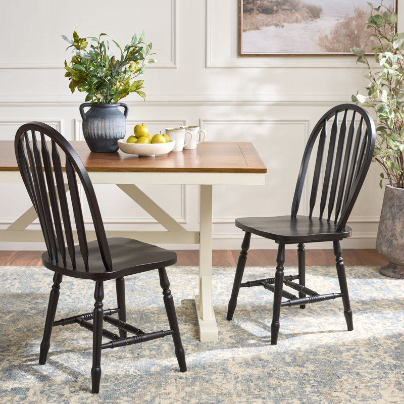 Chaises de salle à manger Fazel, Noir mat