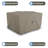 Square Outdoor Dining Table and Chair Cover for Patio Furniture with Air Vent & Drawstrings, Water-Resistant, UV & Tear Resistant Patio Furniture Cover-1604221843-1604221842