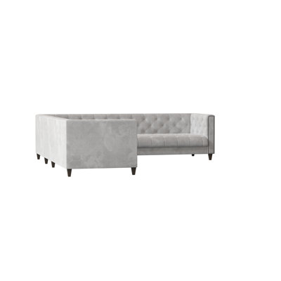 Kimmy Upholstered L-Shaped Sectional Left Hand Facing