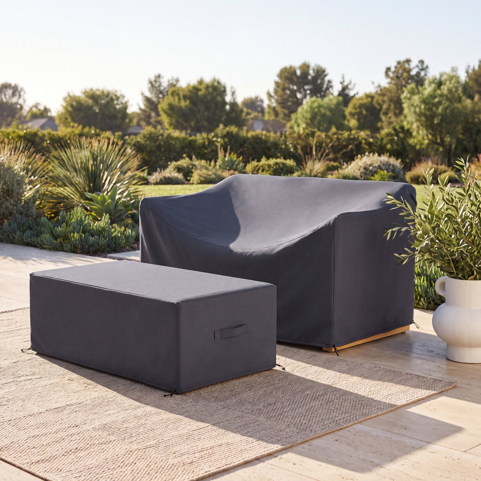 Aniston 59" Outdoor Conversation Set Cover