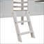 Lit mezzanine simple simple avec toit et deux fenêtres à l'avant