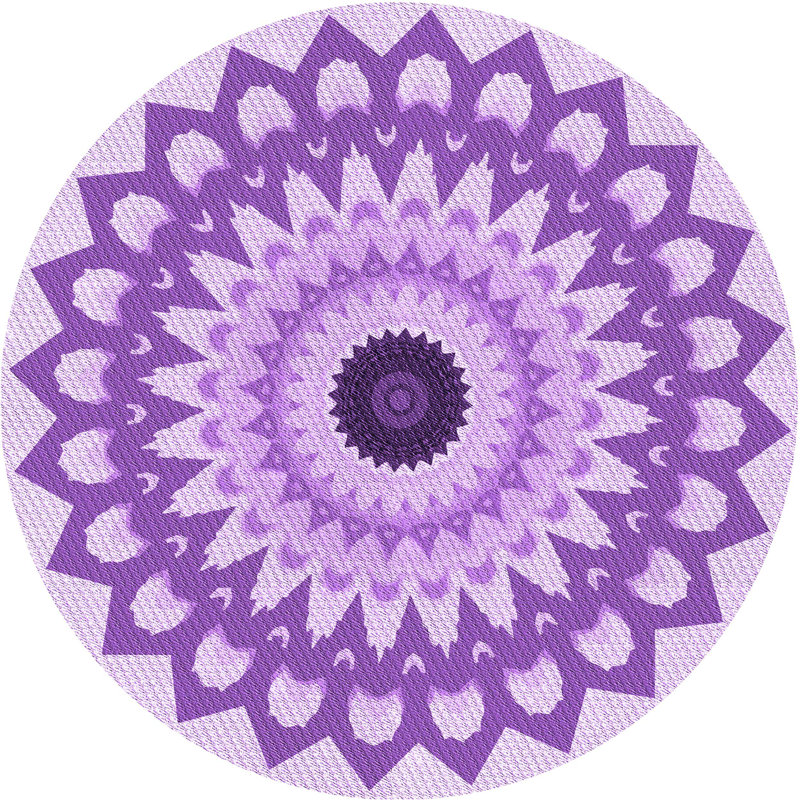 Indoor Rug, Round 4'