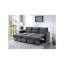 Canapé-lit modulaire en velours réversible Purwokerto