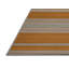  Tapis lavable rayé gris clair ocre-981273529