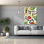 Toile épique Graffiti «Pasta Italiana 5» par Farida Zaman, 40 po x 54 po-117540091