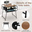 Table de chevet en acier-1468923030
