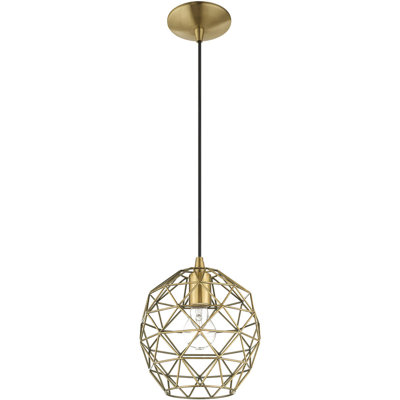 Luminaire suspendu géométrique 1 lumière