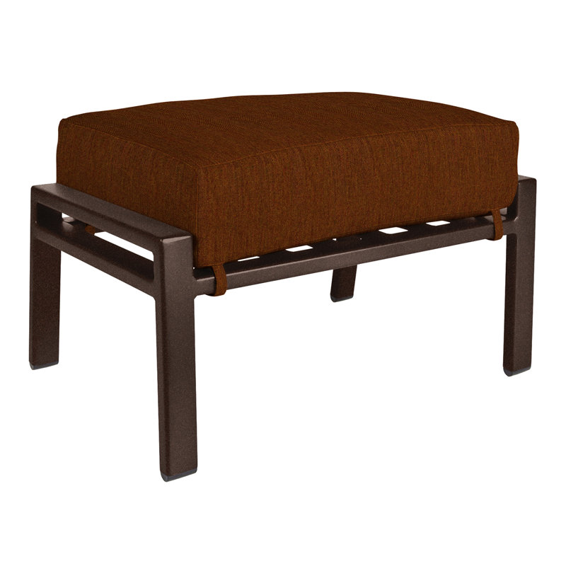 Aris Outdoor Ottoman, Copper Creek, Cast Lagoon