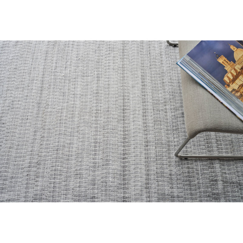 Florence Geometric Area Rug in Gray, Rectangle 6' x 9'