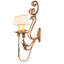 Applique murale en bronze métallique à 3 lumières à intensité variable